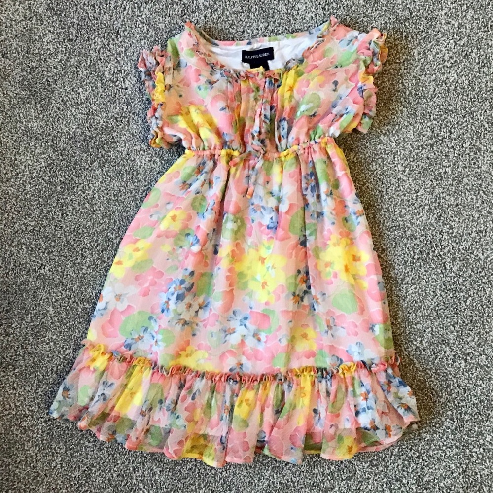 Ralph Lauren Floral Dress sz 5